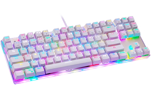 Motospeed K87S klawiatura Gaming USB QWERTY Angielski Biały