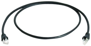 Telegärtner Cat.7 MP8 FS 600 LSZH 10,0 m nätverkskabel, svart, 10 m