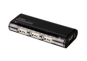 ATEN UH284Q9Z-AT USB 2.0 Mini-B Hubs and Concentrators, Black