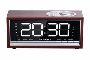 Blaupunkt CR60BT Radio, tragbar, analog und digital, schwarz, Holz