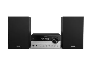 Philips TAM4205M2/12 hemmaudioanläggning Mikro-hemmaudiosystem 80 W Svart, Silver