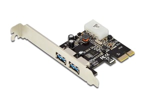 Digitus USB 3.0, 2 Anschlüsse, PCI-Express-Erweiterungskarte