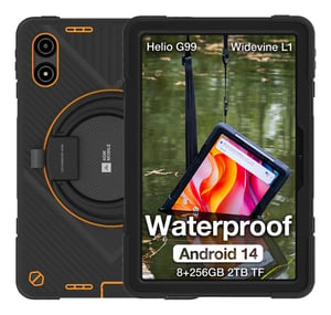 Beafon AGM PAD P2 Active 4G Mediatek LTE-TDD & LTE-FDD 256 GB 27,8 cm (10.9") 8 GB Android 11 Szary