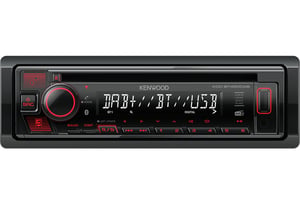 Kenwood KDC-BT450DAB radio samochodowe Czarny 50 W Bluetooth