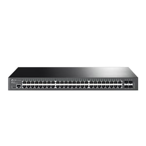 TP-Link JetStream TL-SG3452X Managed L2+ Gigabit-Ethernet-Switch (10/100/1000) 1U Schwarz
