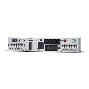 CyberPower MBP63AHVHW82U PDU-Stromverteiler mit 8 Netzanschlüssen, 2U, Schwarz, Silber