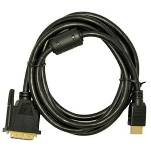 Akyga AK-AV-11 Cable Adapter, 1.8 m, HDMI Type A (Standard), DVI-D, Black