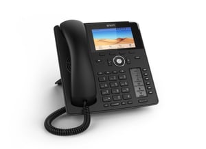 Snom D785 Customized, Black VoIP Phone, 12 Lines, TFT