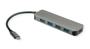 VALUE 14.99.5038 USB 3.2 Gen 1 (3.1 Gen 1) Type-C Hubs and Switches, 5000 Mbit/s, Gray