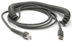Zebra CBA-U29-C15ZBR USB-kabel USB 2.0 4,57 m USB A Svart