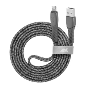 Rivacase PS6108 GR12 Lightning-kabel 1,2 m Grå