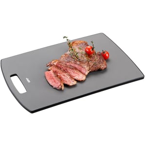 GEFU 13990 Rectangular Plastic Cutting Board, Gray