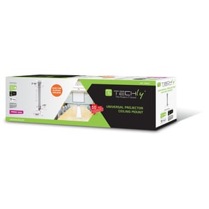 Techly ICA-PM 18M uchwyt do montażu projektora Sufit Srebrny