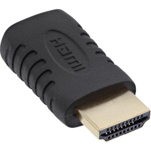 InLine 17691G przejściówka do kabli HDMI A male HDMI C Czarny