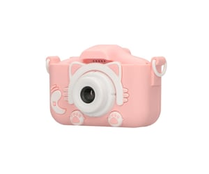 Extralink Digitalkamera Kids Camera H27 Dual Rosa 1080P 30 fps, 2,0-tums skärm