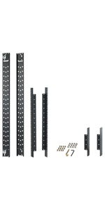 APC NetShelter SX 42U 600 mm bredt infällt skenkit, svart