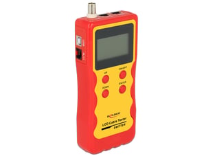 DeLOCK 86108 Network Cable Tester, Yellow, Red