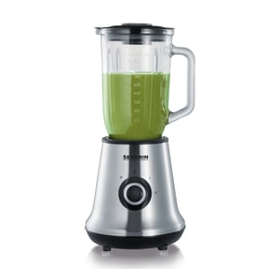 Severin SM 3734 blender 1 l Blender stołowy 500 W Czarny, Stal nierdzewna
