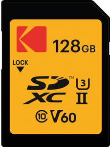 Kodak EKMSD128GUHS2V1K 128 GB SDXC UHS-II Class 10 Flash-Speicherkarte