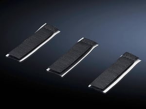 Rittal 7111.350 organizator na kable Rack Uchwyt na kabel Czarny