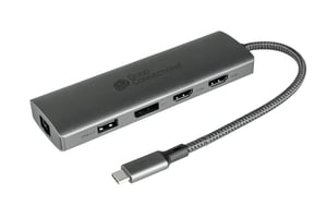Alcasa HUB-C001A USB Type-C Hubs and Concentrators, 5000 Mbit/s, Anthracite