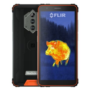 iGET BLACKVIEW GBV6600 Pro Thermo Orange 14,5 cm (5.7") Dual SIM Android 10 4G USB Type-C 4 GB 64 GB 8580 mAh Czarny, Pomarańczowy