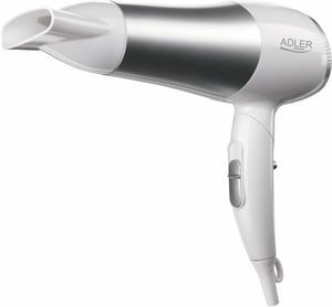 Adler Dryer AD 2225 (2200 W; white) 2000 W Hair Dryer Silver, White