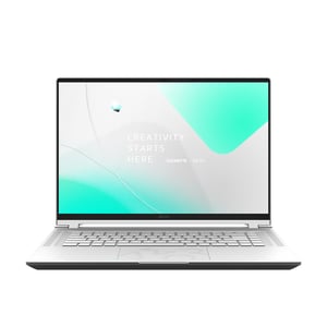 GIGABYTE AERO 16 OLED BSF-A3DE964SQ Intel® Core™ i9 i9-13900H Laptop 40,6 cm (16") UHD+ 32 GB DDR5-SDRAM 1 TB SSD NVIDIA GeForce RTX 4070 Wi-Fi 6E (802.11ax) Windows 11 Pro Srebrny