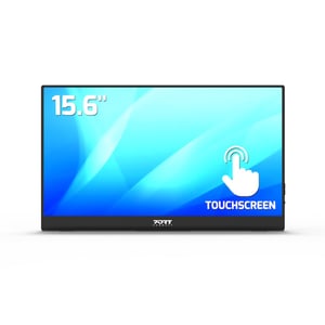 Port Designs 902101T Computermonitor 39,6 cm (15,6") 1920 x 1080 px Full HD LCD-Touchscreen Schwarz