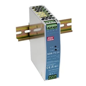 MEAN WELL NDR-75-24 power adapter/inverter, 75 W
