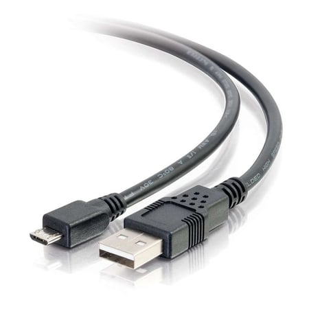 C2G 27365 kabel USB USB 2.0 2 m USB A Micro-USB B 0,48 Gbit/s Czarny