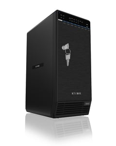 ICY BOX IB-RD3680SU3 macierz dyskowa 0 TB Tower Czarny