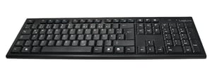 LogiLink ID0104 tangentbord Medföljande mus Office RF Wireless QWERTZ Svart