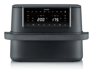 Severin FR 2490 Double 9 L Standalone 2600 W Hot Air Fryer, Black