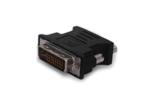 Savio CL-25 przejściówka do kabli DVI 24+5 VGA 15 pin Czarny