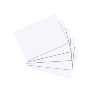 Herlitz 10621449 catalog card, White, 100 pcs.