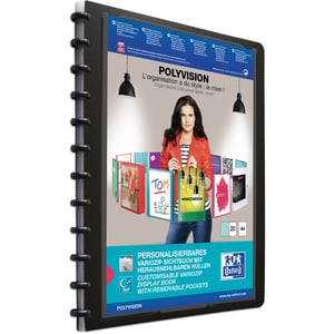 Oxford 100421115 A4 Binder, Black