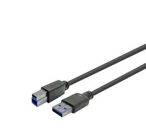Vivolink PROUSB3AB7C USB 3.2 Gen 1 (3.1 Gen 1) Cable, 7 m, USB A to USB B, Black