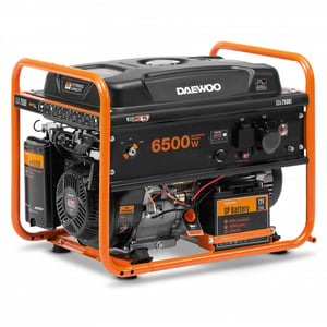 Daewoo GDA 7500E generator 6500 W 30 l bensin Orange, Svart