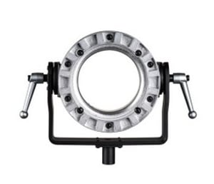 Elinchrom 26537 tillbehör till softboxar Svart, silverfärgad adapter