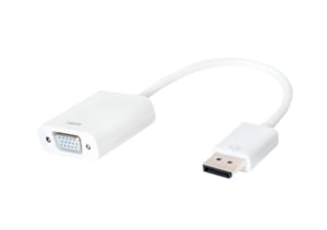 LogiLink CV0059B VGA (D-Sub) to DisplayPort Cable Adapter, White