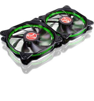 RAIJINTEK AURAS 12 Obudowa komputera Wentylator 12 cm Czarny