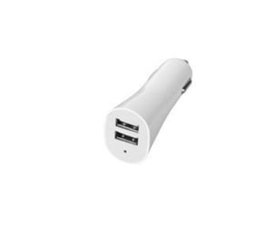 TERRA RCF-R10 Portable Device Charger for Smartphones and Tablets, White, Automatic Cigarette Lighter
