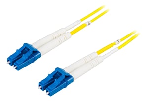 Deltaco LCLC-15S InfiniBand/Fiber Optic Cable, 15 m, 2x LC, Yellow