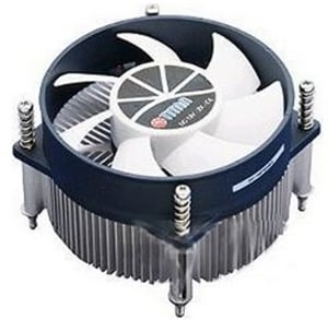 Titan TTC-NA32TZ/R kylsystem för datorer Processorkylare/fläkt Aluminium, svart, vit