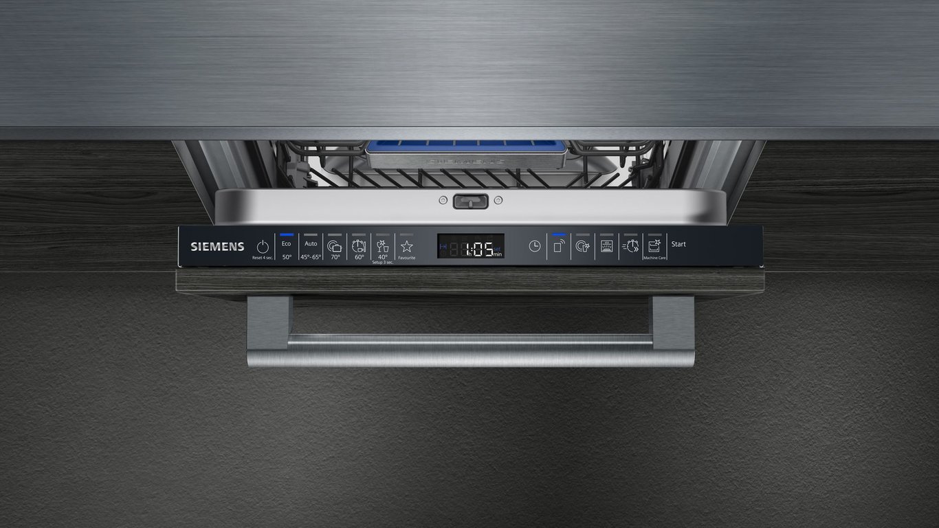 Siemens iQ500 SR65ZX23ME zmywarka W pełni wbudowany 10 komplet.