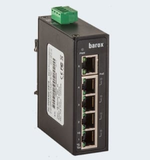 Barox PC-PIGE500-GBTE przełącznik sieciowy Nie zarządzany Gigabit Ethernet (10/100/1000) Obsługa PoE
