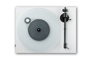 Pro-Ject T1 EVO Gramofon z napędem pasowym Czarny, Biały