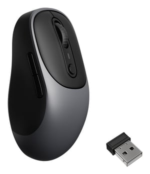 Keychron BM24 myszka Uniwersalne Po prawej stronie RF Wireless + Bluetooth + USB Type-C 2400 DPI