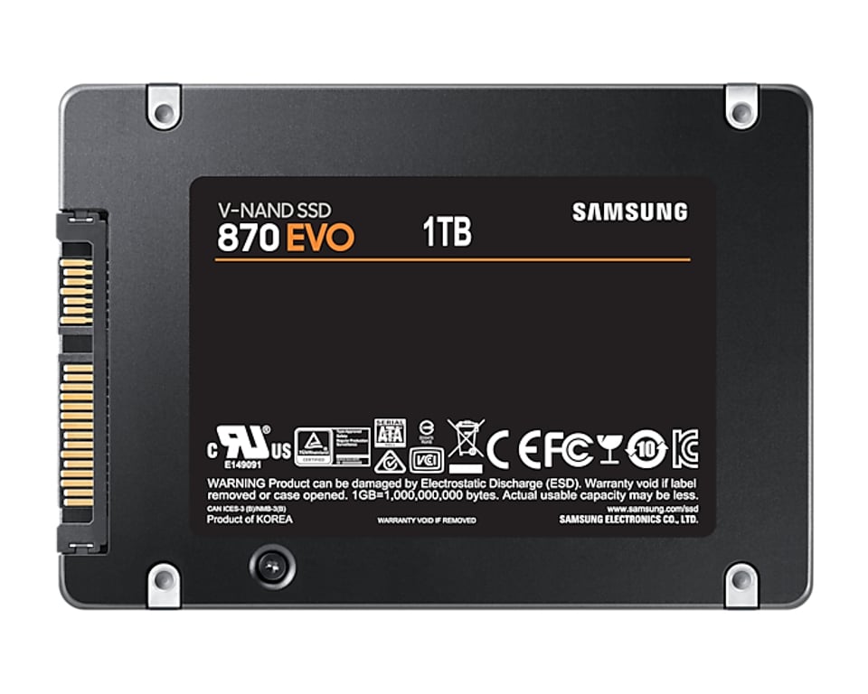 фото SSD накопичувач Samsung 870 EVO 1 TB (MZ-77E1T0BW)